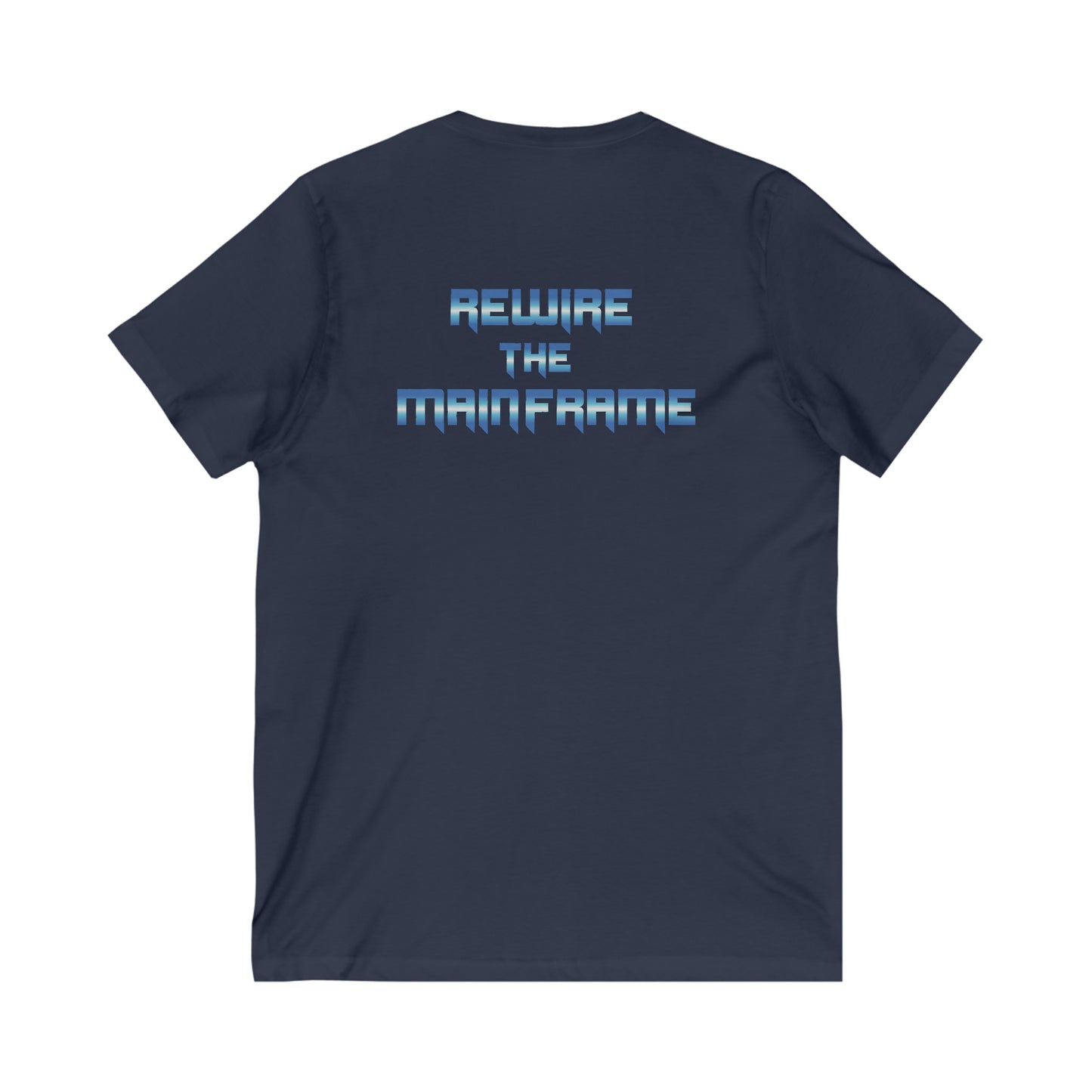 Unisex Jersey Short Sleeve V-Neck Tee