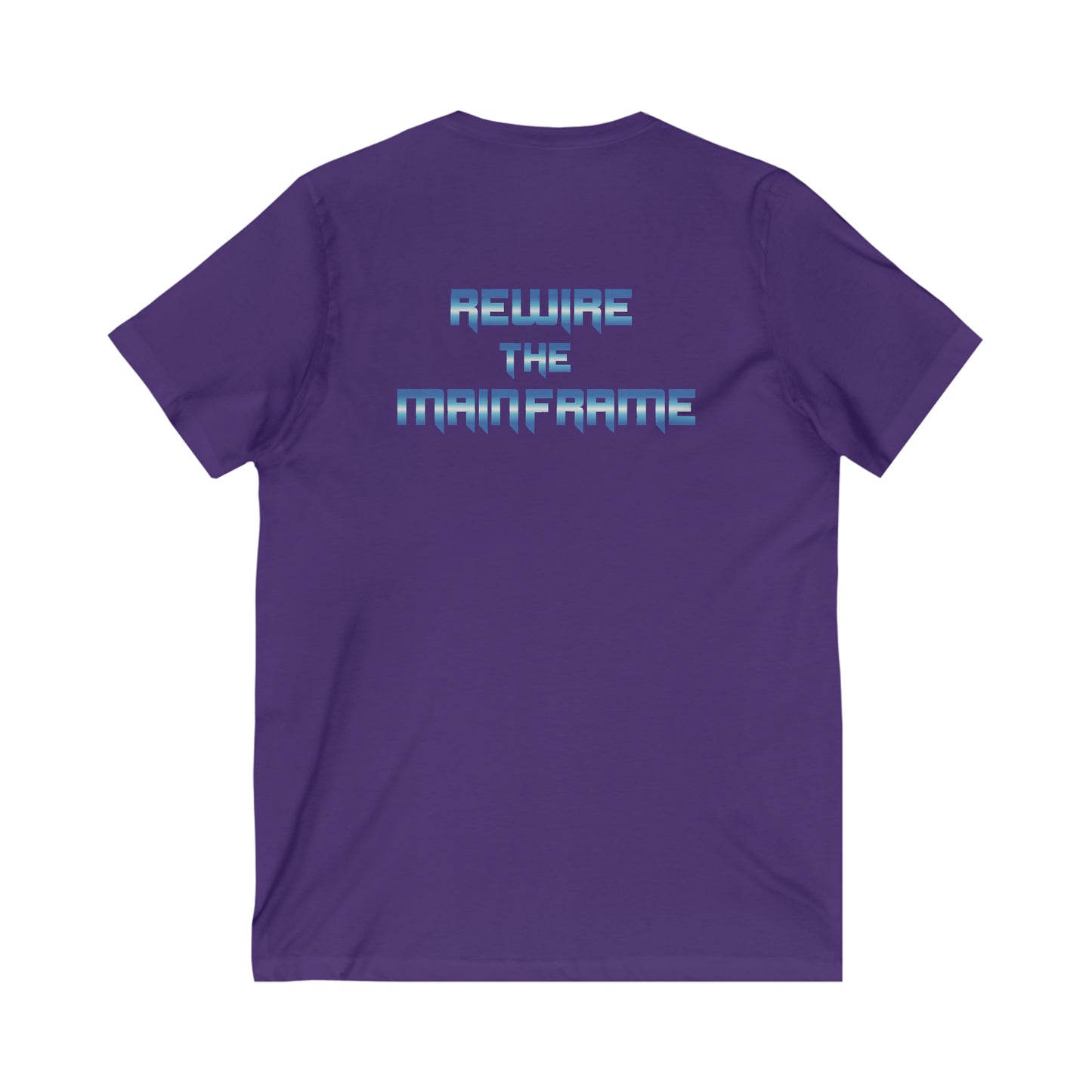 Unisex Jersey Short Sleeve V-Neck Tee