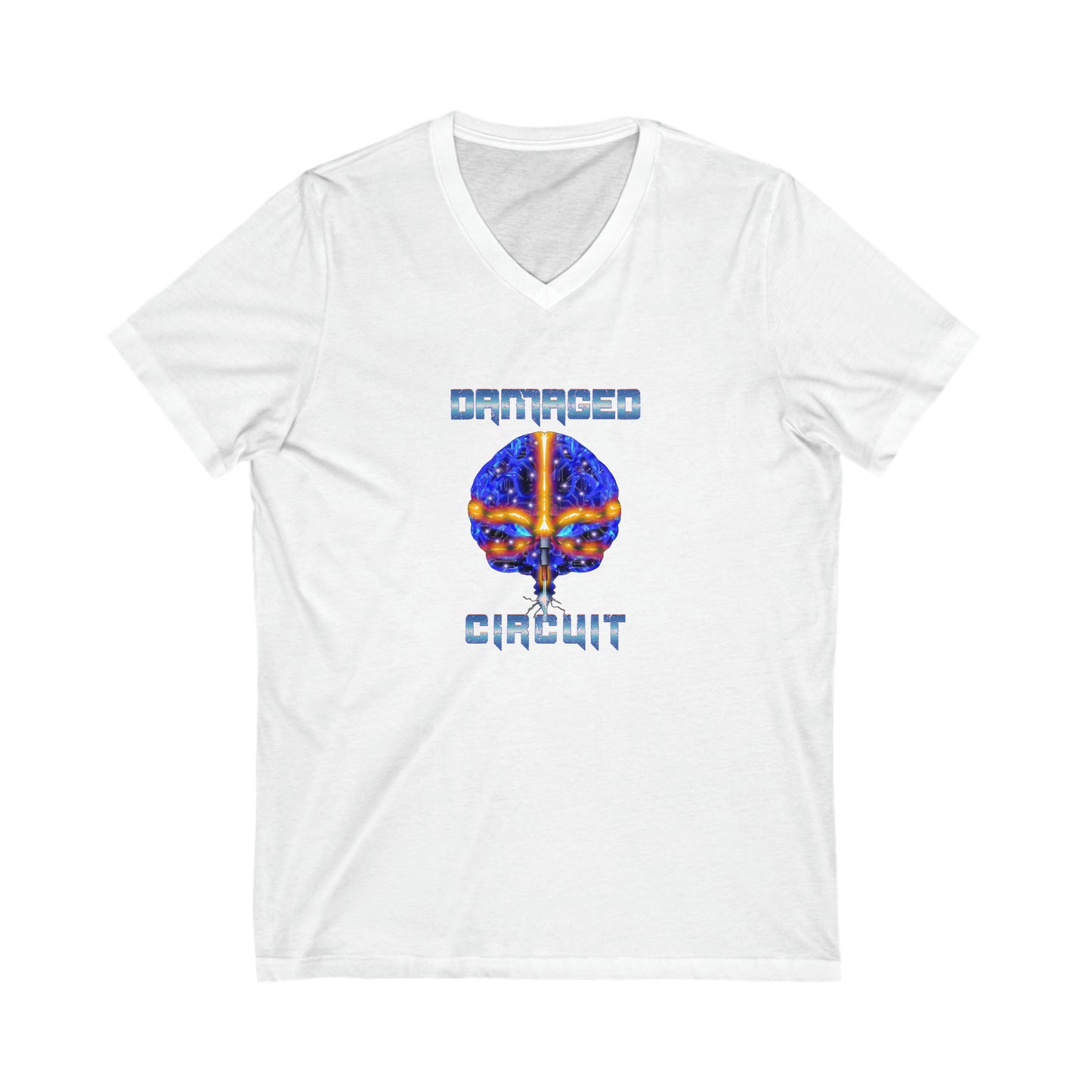Unisex Jersey Short Sleeve V-Neck Tee